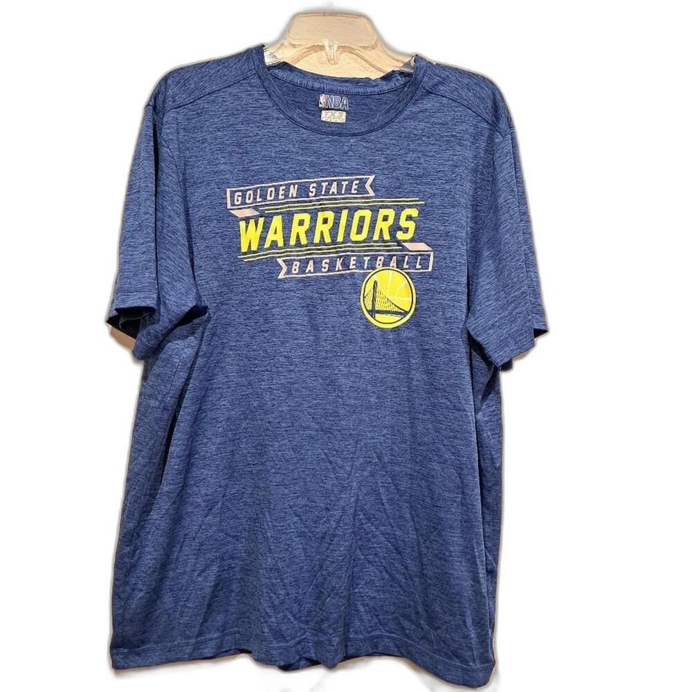 Nba Golden State Warriors Basketball Blue T-Shirt Tx3 Cool Material